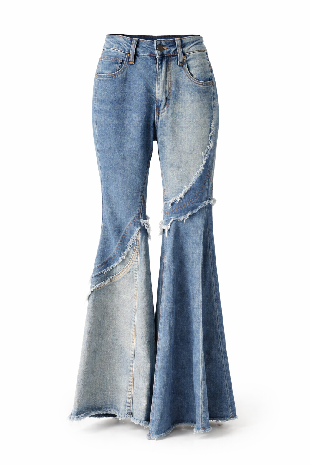 “Bipolar Denim” Bell Bottom Jeans