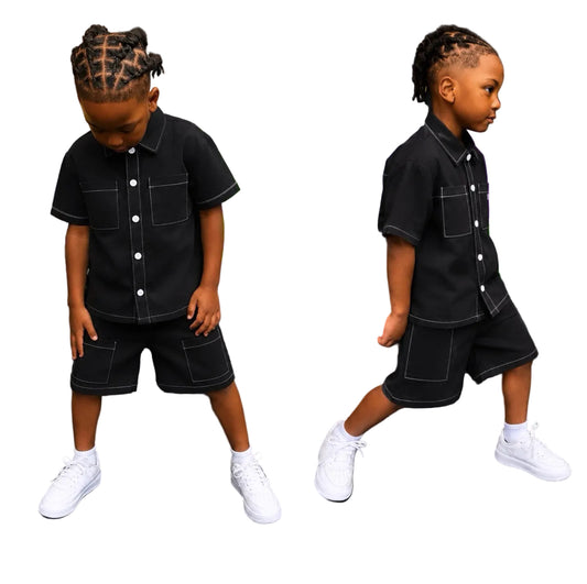 “Black Denim” Set