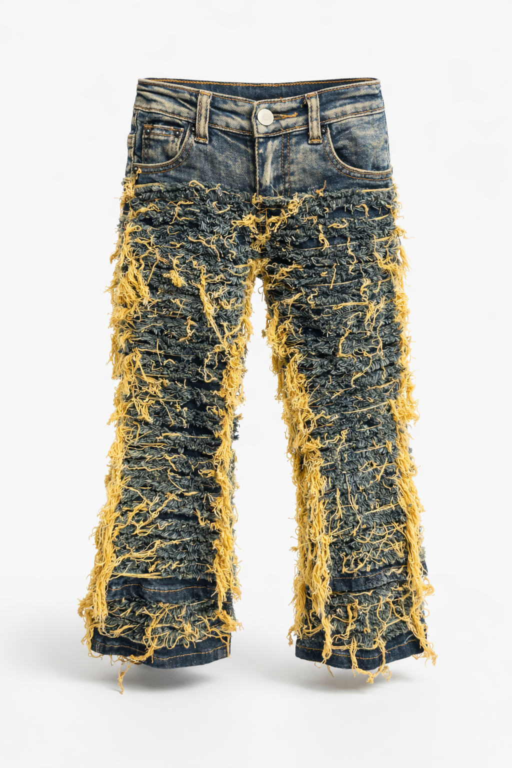 “Fringy Fresh” Stacked Jeans
