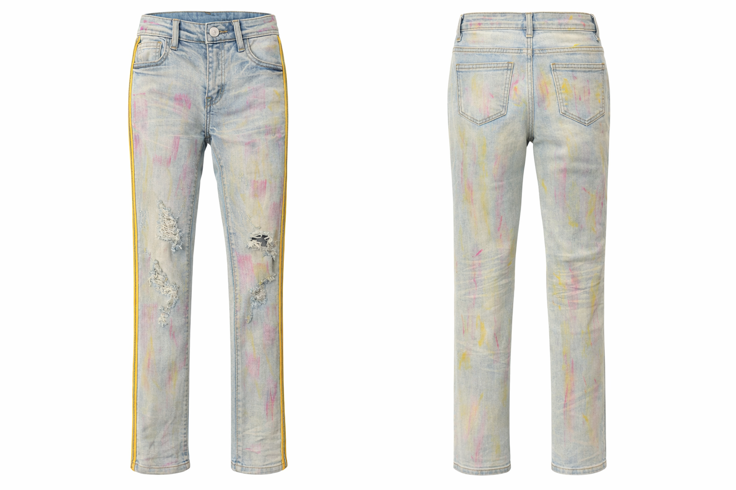 “Spring Stripes” Jeans
