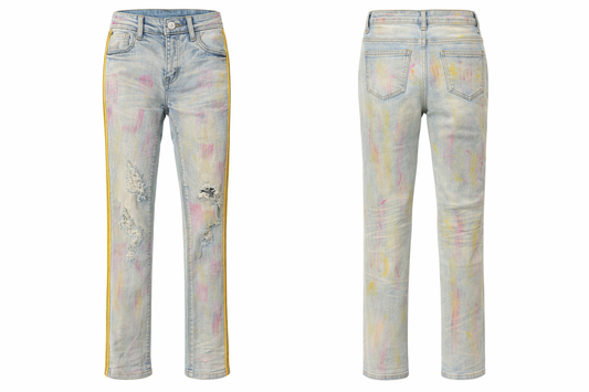 “Spring Stripes” Jeans