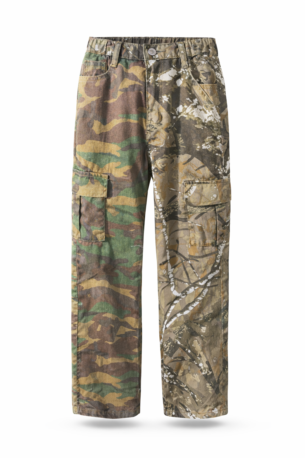 “Bipolar Camo” Cargo Pants
