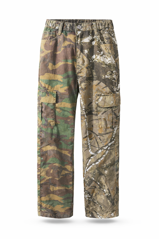 “Bipolar Camo” Cargo Pants