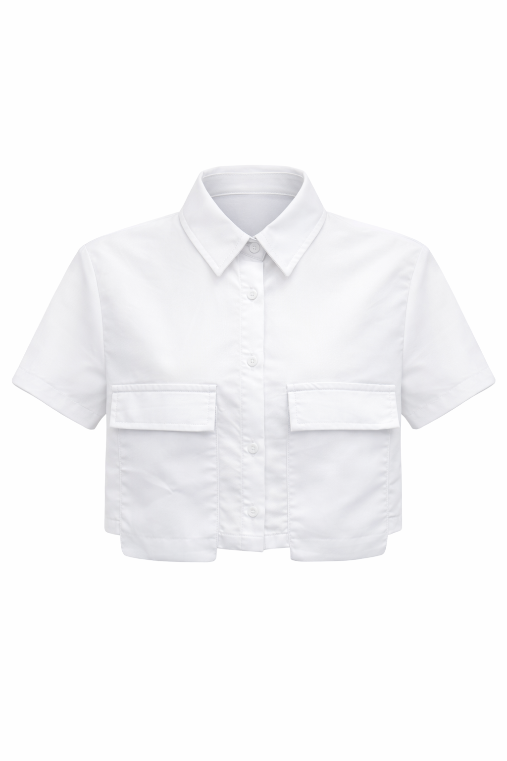 “Prissy Preteen” Crop Button down